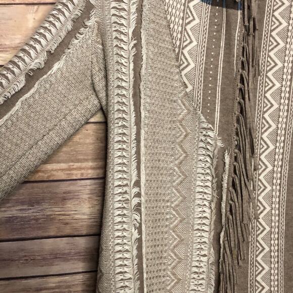 Nic + Zoe Fringed Shawl Collar Cardigan - Picture 5 of 10